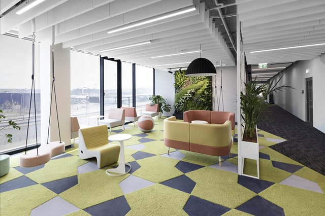 Ý tưởng thiết kế văn phòng xanh này ở công ty Nowy Styl Group (Nguồn: Internet)