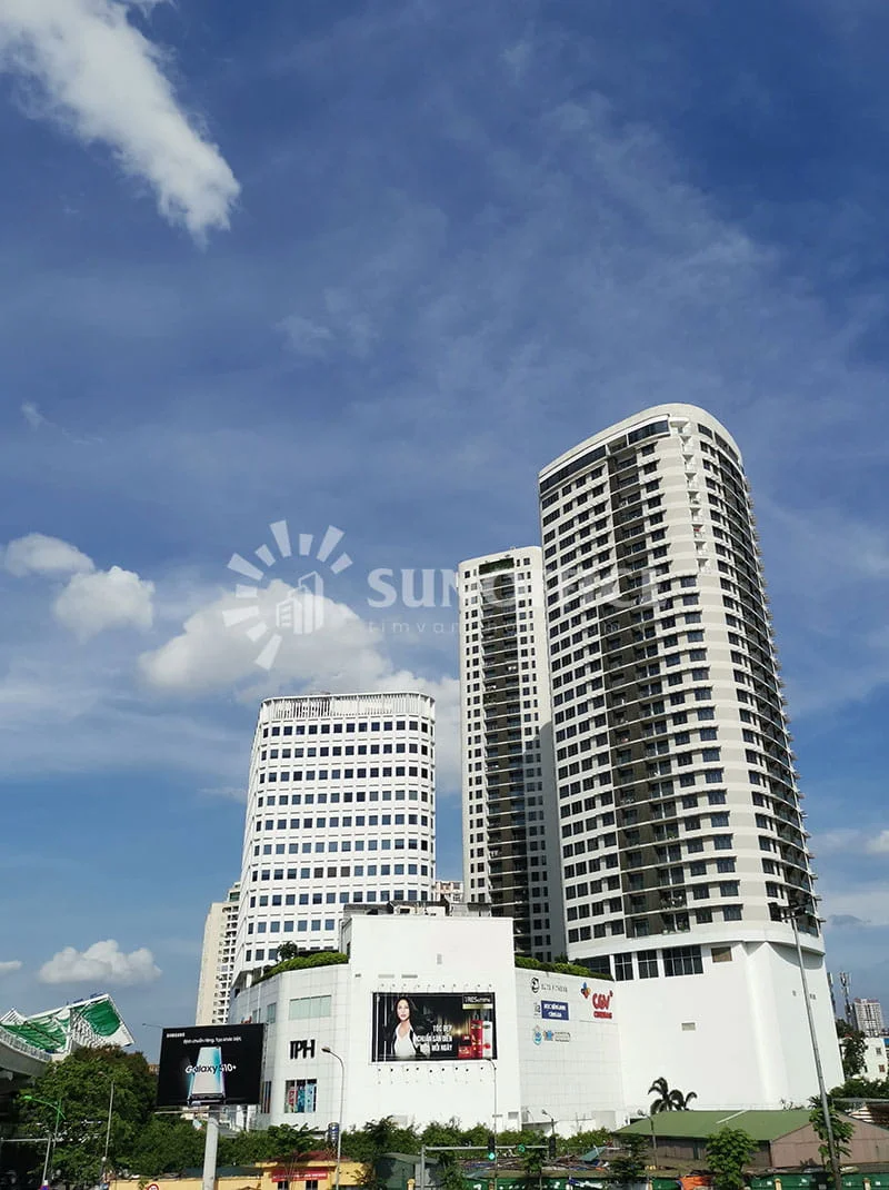 Hình ảnh tổng quan tòa nhà văn phòng Indochina Plaza Hà Nội