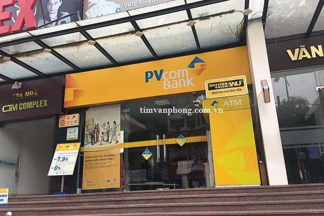PGD ngân hàng PVcom bank tại tầng 1 tòa nhà CTM Complex