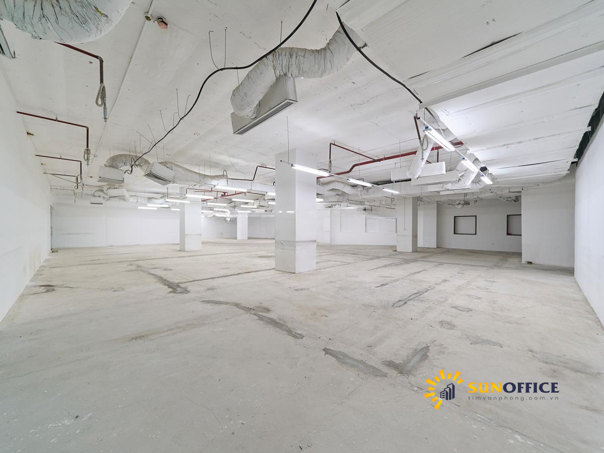 Diện tích cho thuê tòa nhà Trung Tín