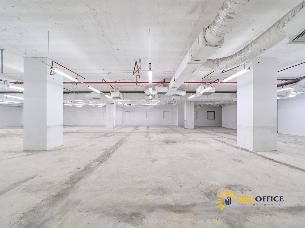 Diện tích cho thuê tòa nhà Trung Tín