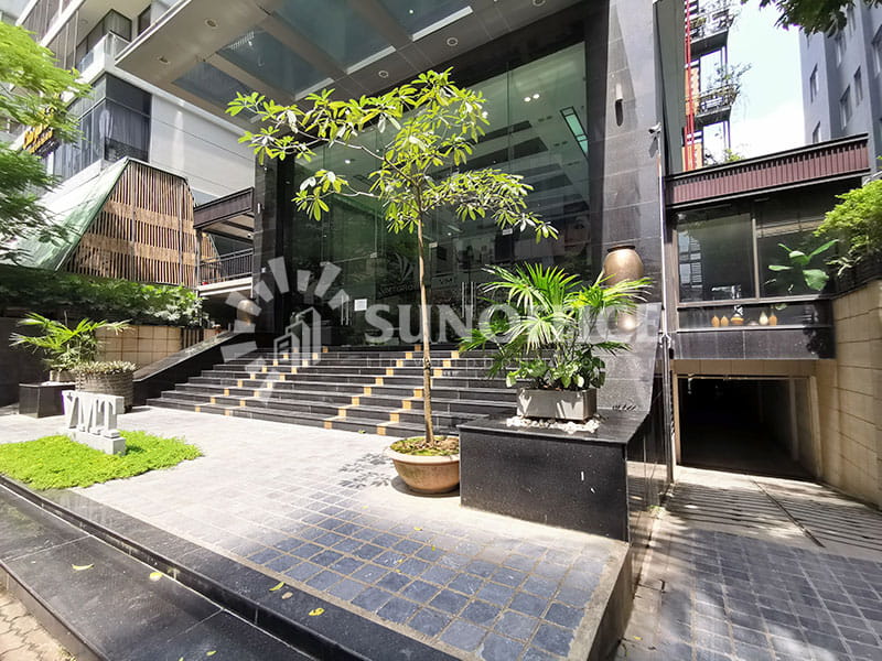 VMT Building 7 Lối ra vào hầm gửi xe tòa nhà VMT Duy Tân