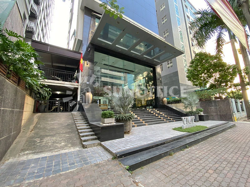 VMT Building 3 Cảnh quan phía trước tòa nhà văn phòng VMT Duy Tân