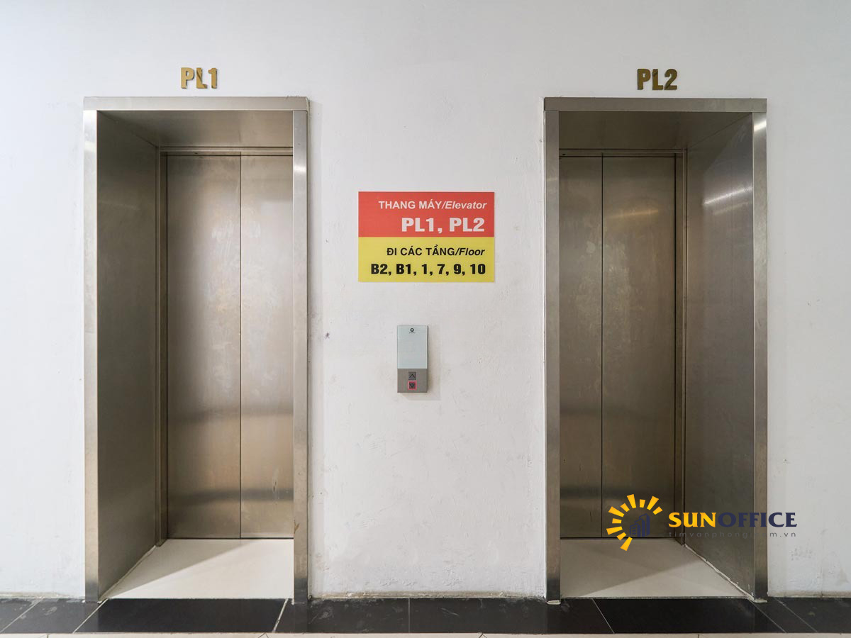 Thangg máy tòa nhà Trung Tín