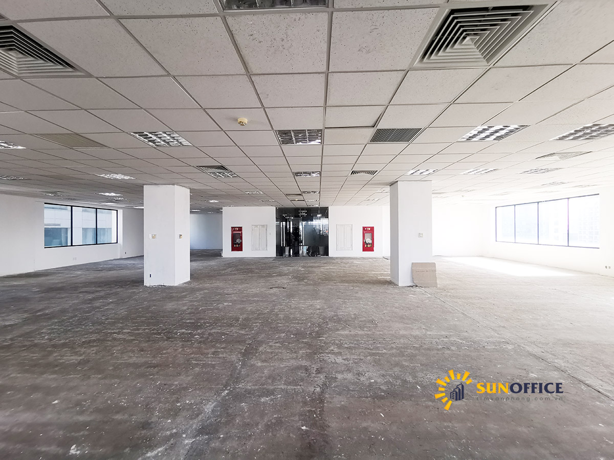 Diện tích cho thuê văn phòng tòa nhà VIT Tower