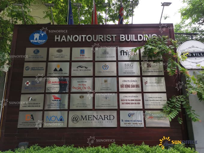 Danh sách những công ty làm việc tại tòa nhà Hanoitourist Building