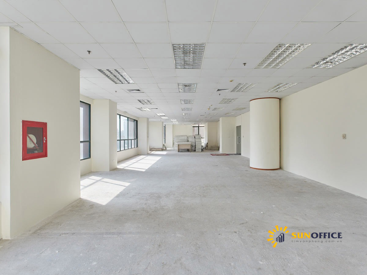 Mặt sàn trống cho thuê tại tòa nhà Harec Building