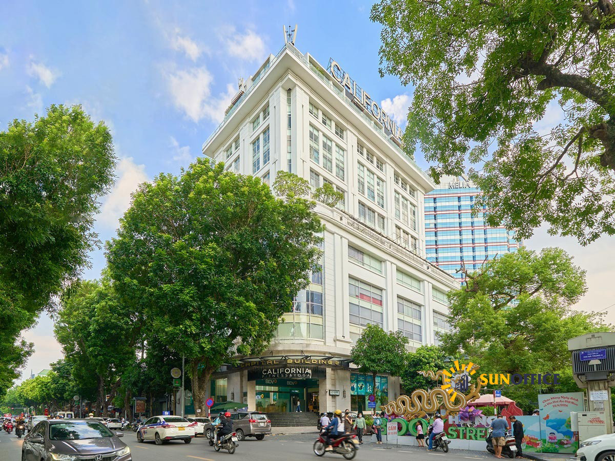 Diện tích văn phòng Capital Building 41 Hai Bà Trưng