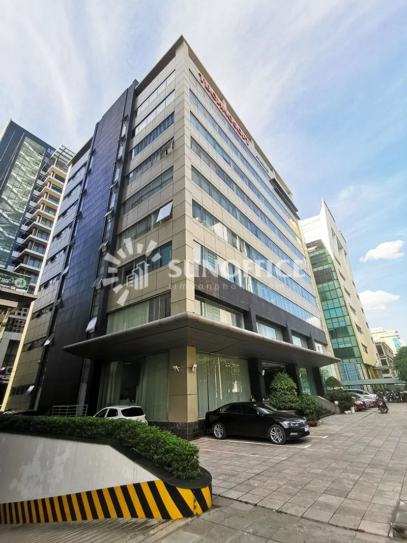 Hình ảnh tổng quan tòa văn phòng cho thuê Technosoft Building Duy Tân