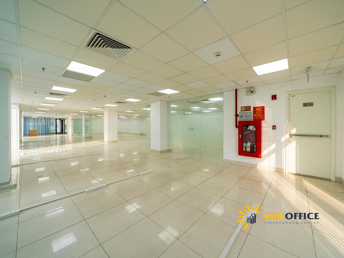 Diện tích cho thuê tại tòa nhà Ba Đình Office