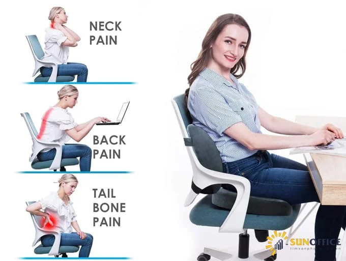 Miếng lót lưng ghế giúp giảm đau lưng và hỗ trợ điều trị các bệnh cột sống