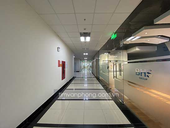 Khu vực hành lang và không gian cho thuê Thanh Xuân Complex
