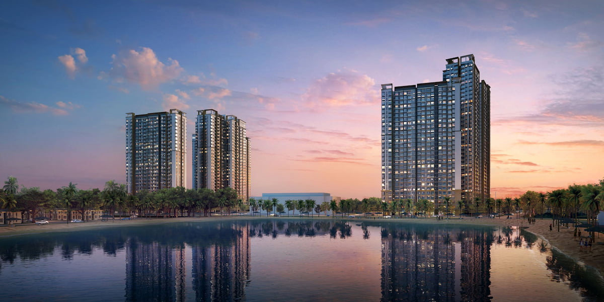 Tổng quan văn phòng Masteri Waterfront Ocean Park
