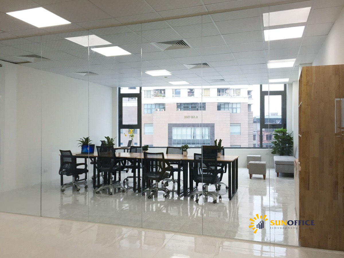 Diện tích cho thuê văn phòng D' Office