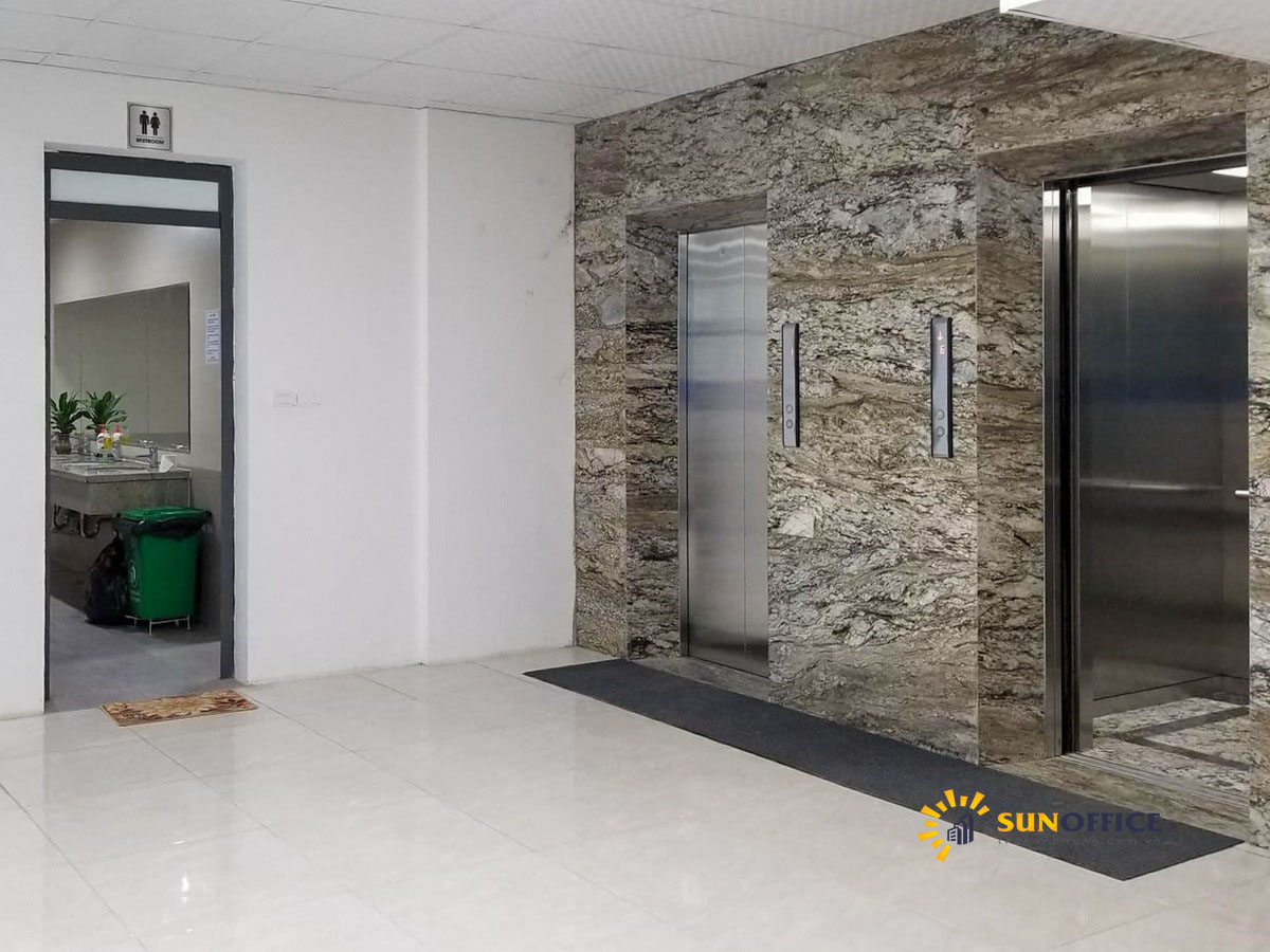 Khu vực sảnh thang máy D'Office