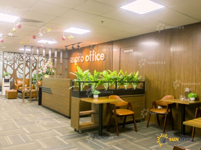Cho thuê văn phòng trọn gói Mpro tại tòa nhà Việt Á