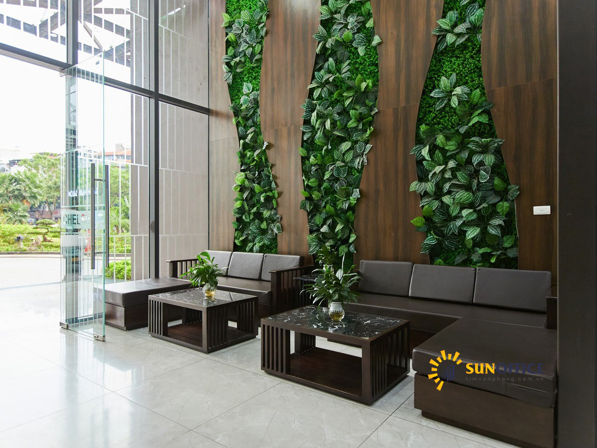 Chelsea Residences 4 Ghế chờ tầng 1 tòa văn phòng Chelsea Residence