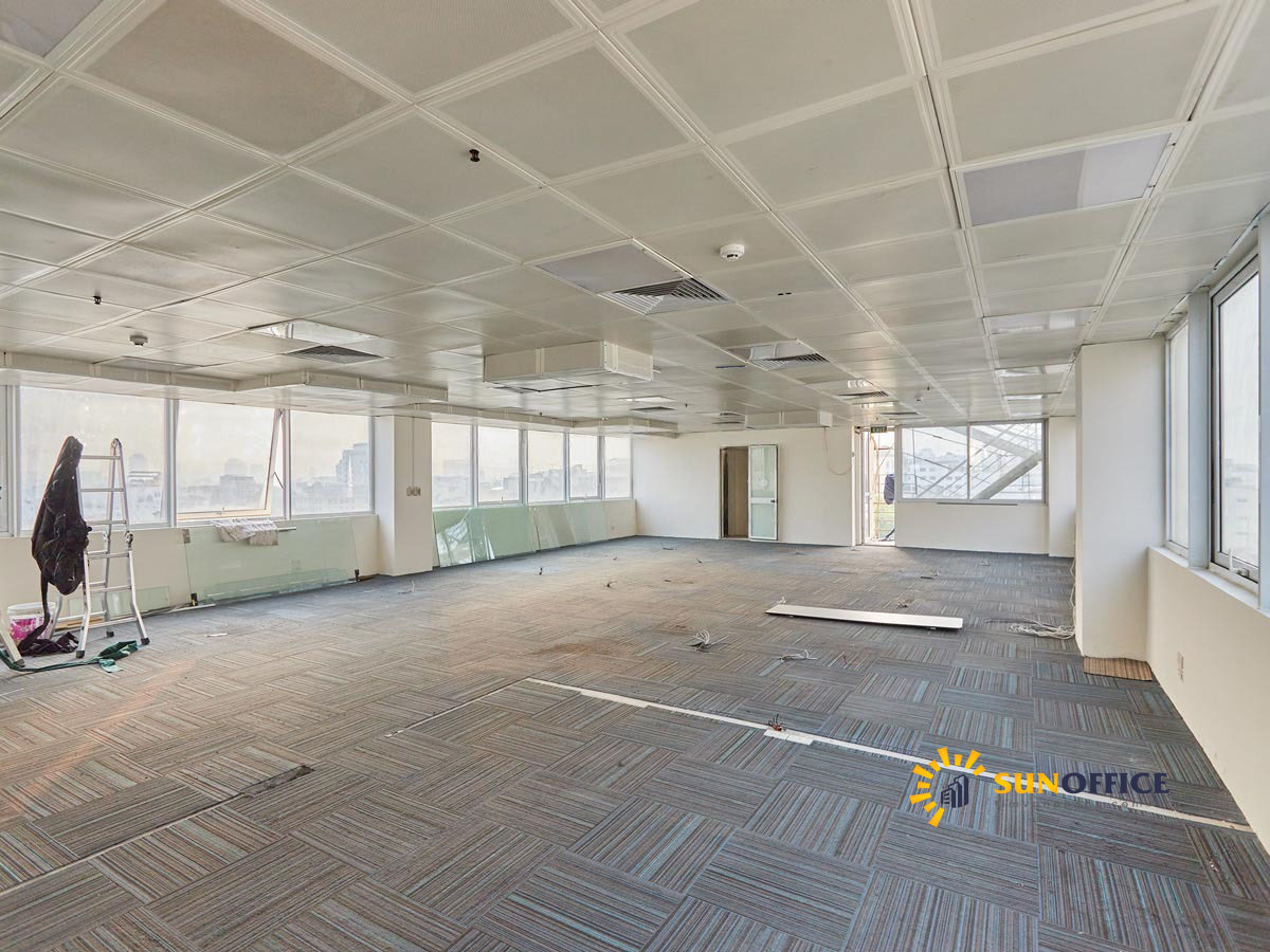 Diện tích cho thuê tại tòa nhà P Tower Bà Triệu