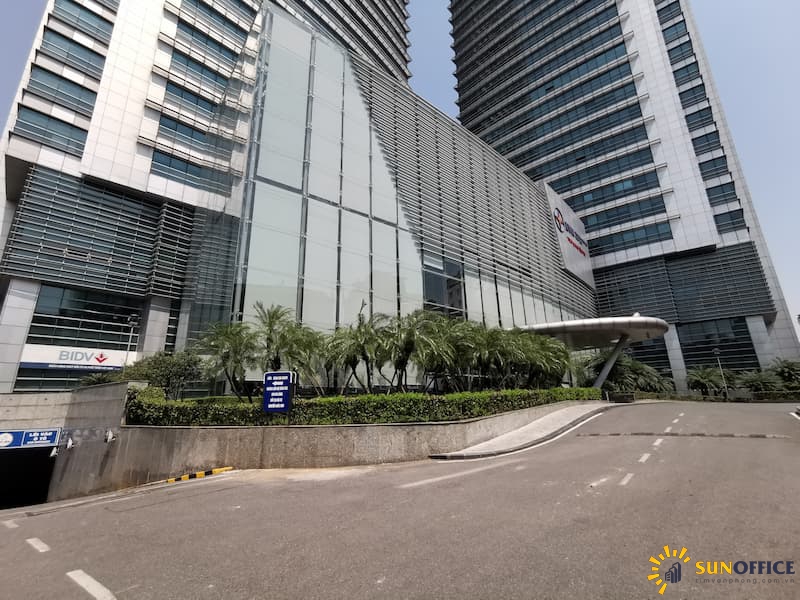 EVN Tower 2 3 Lối vào hầm gửi xe tòa nhà EVN Tower 2