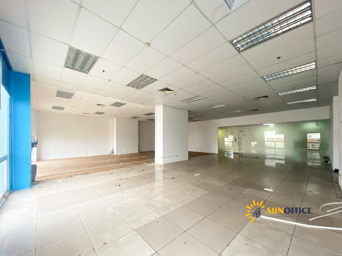 Mặt bằng văn phòng cho thuê điển hình tại tòa nhà Hà Thành Plaza
