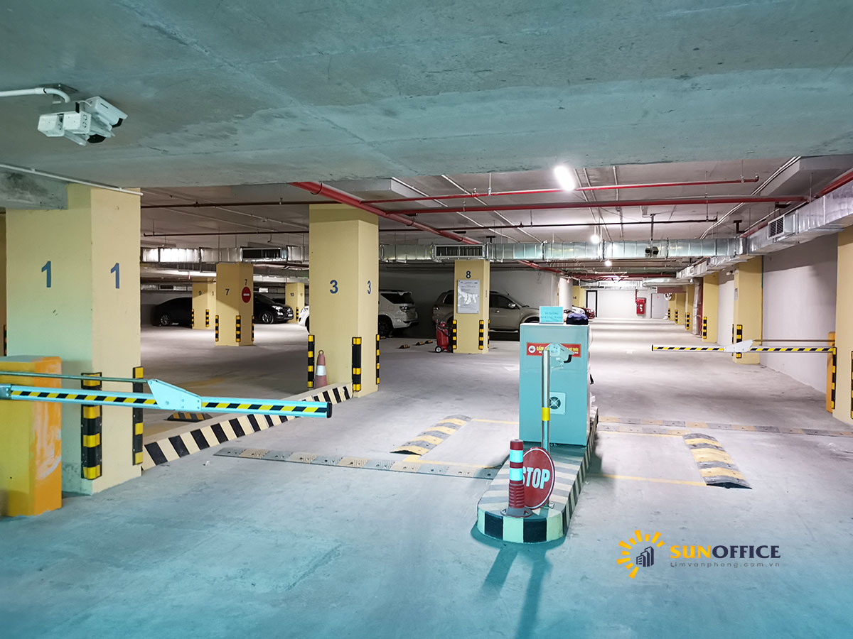Hầm đỗ xe tòa nhà CIC Tower Nguyễn Thị Duệ