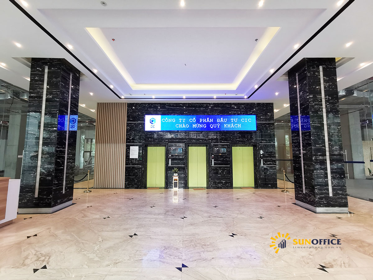 Sảnh tòa nhà CIC Tower Nguyễn Thị Duệ