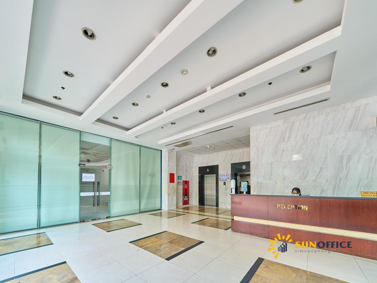 Tầng trệt tòa nhà Havana Tower