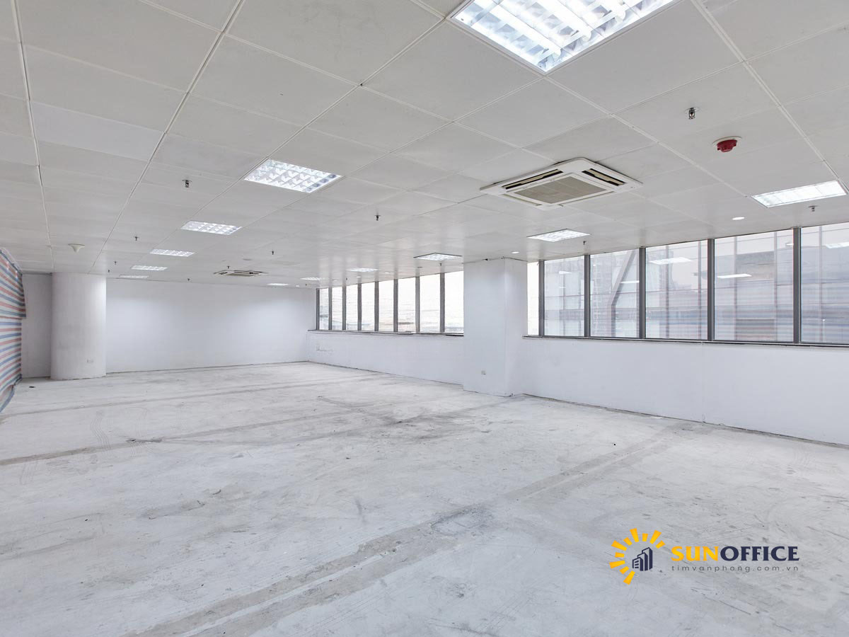 Diện tích cho thuê tòa nhà Hàn Việt Tower