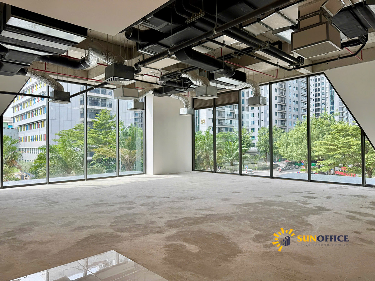 Mặt sàn trong tòa nhà Rox Center Hồ Tùng Mậu