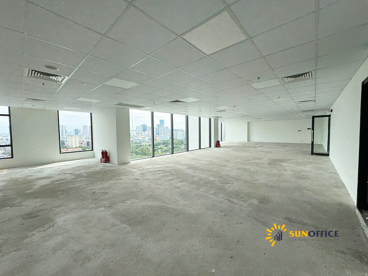 Mặt sàn trong tòa nhà Rox Center Hồ Tùng Mậu