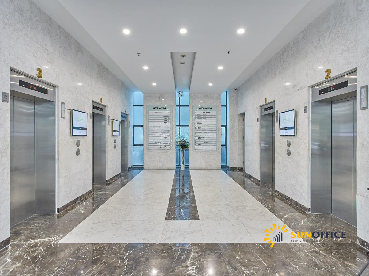 Sảnh thang máy Hàn Việt Tower