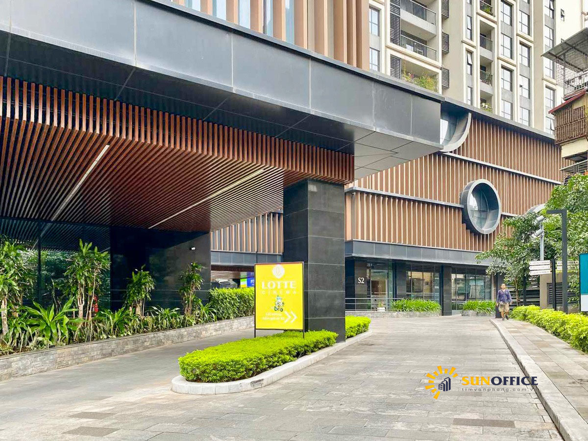 Khuôn viên tòa nhà Hinode City Minh Khai