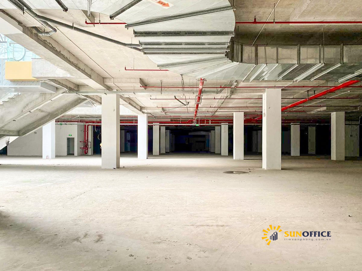 Mặt bằng cho thuê điển hình tòa nhà Hinode City Minh Khai