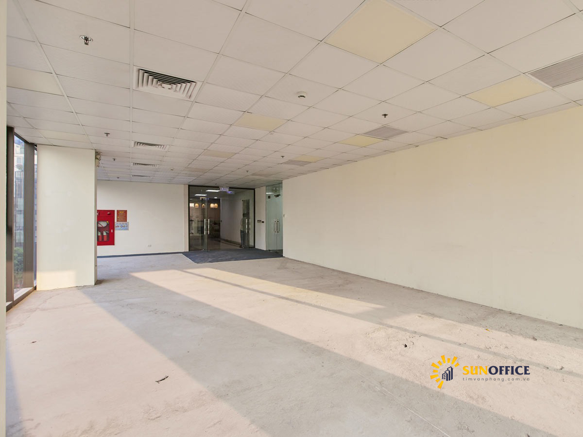 Diện tích cho thuê văn phòng Capital Building Kim Mã
