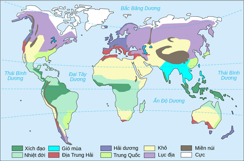 Bản đồ khí hậu thế giới