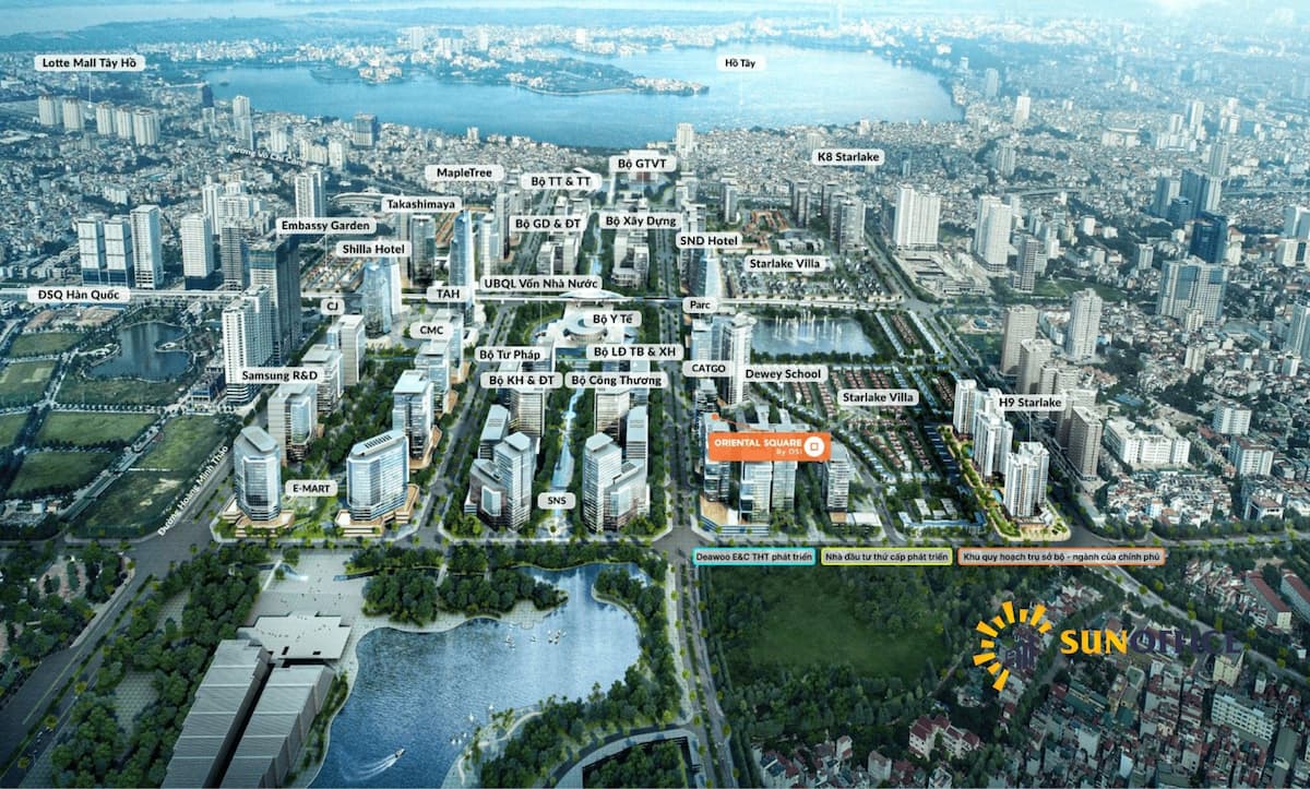 Vị trí tòa nhà Oriental Square