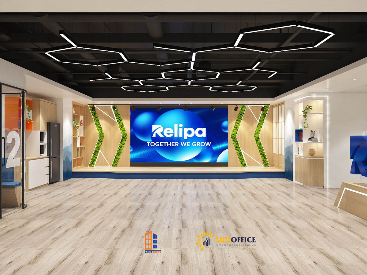 Thiết kế và thi công văn phòng công ty RELIPA