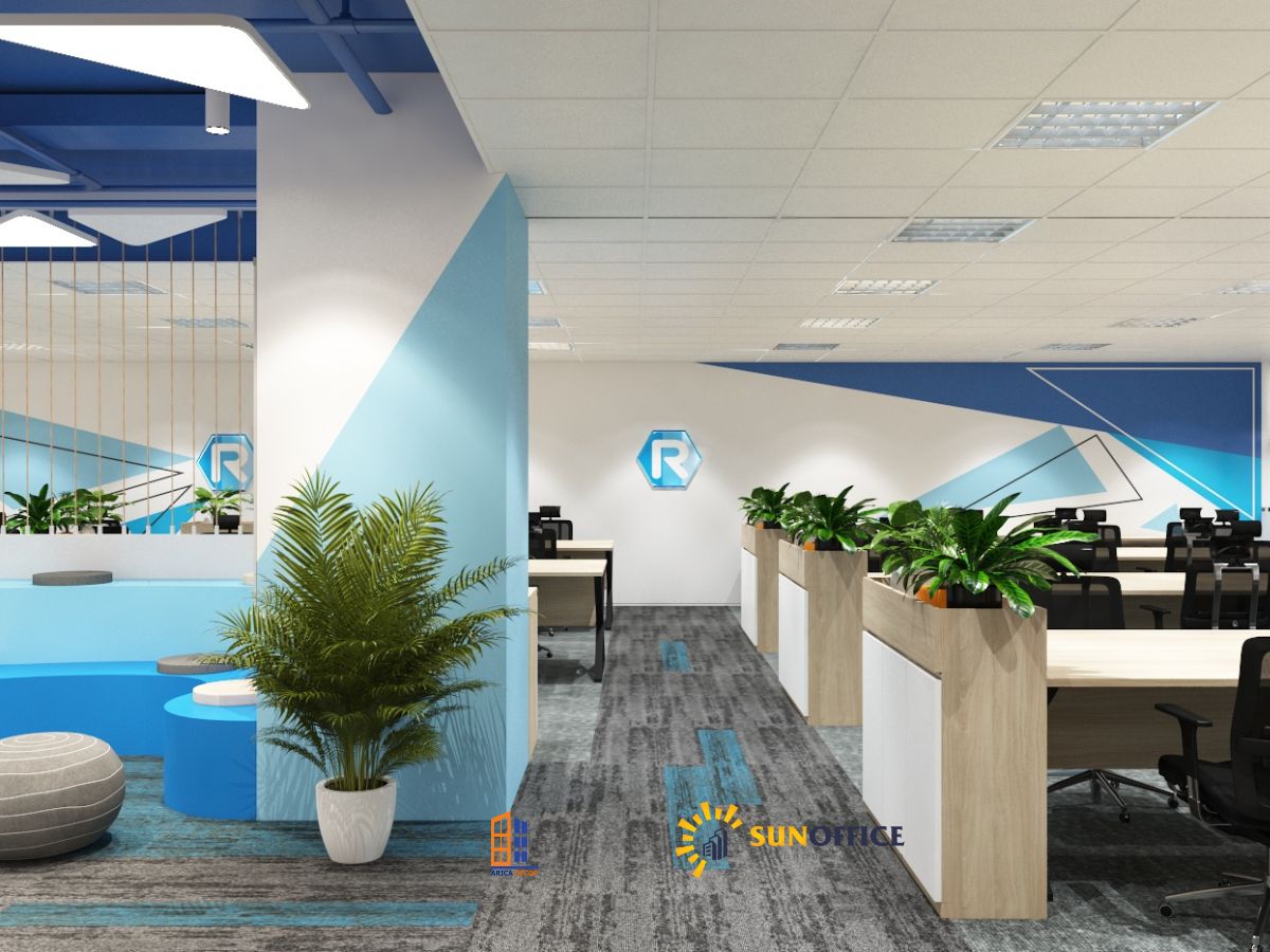 Thiết kế và thi công văn phòng công ty RiKai Hà Nội