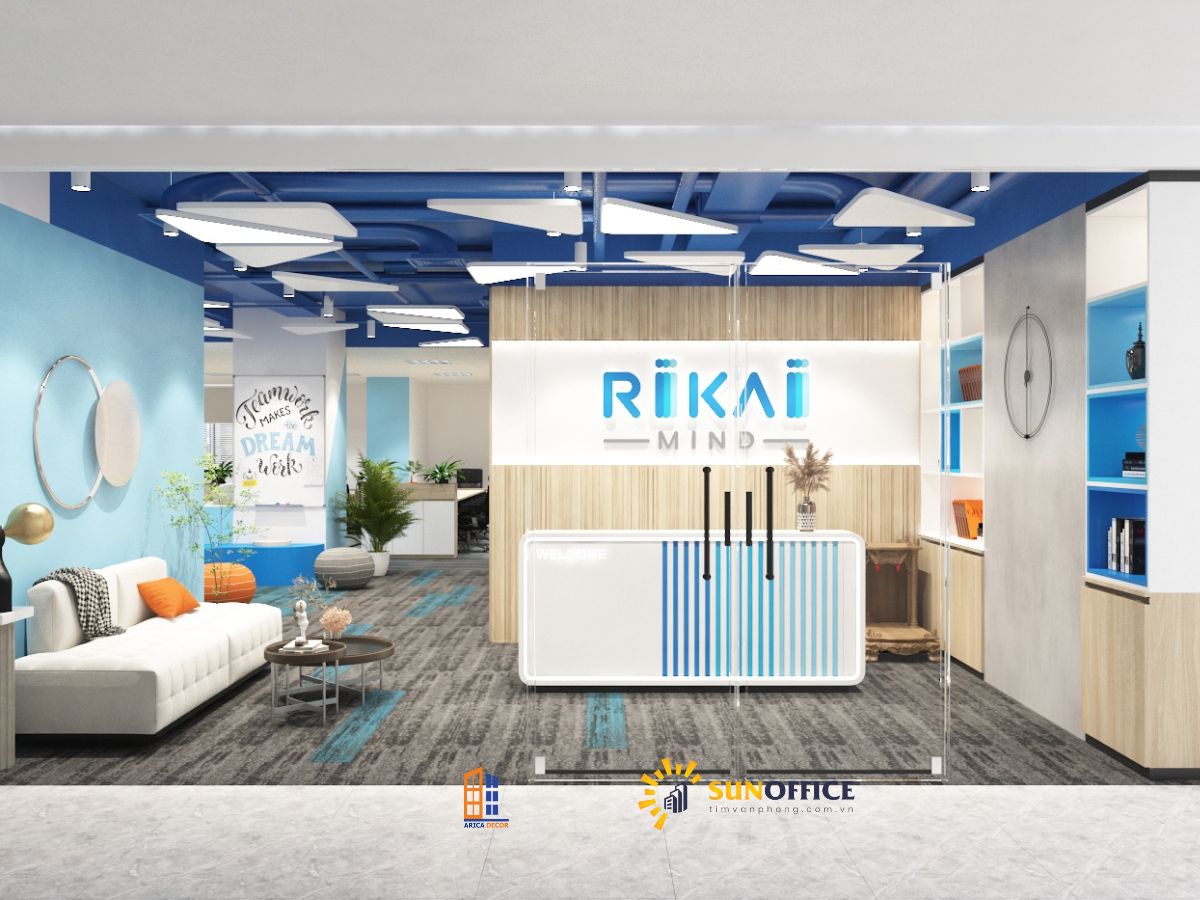 Thiết kế và thi công văn phòng công ty RiKai Hà Nội