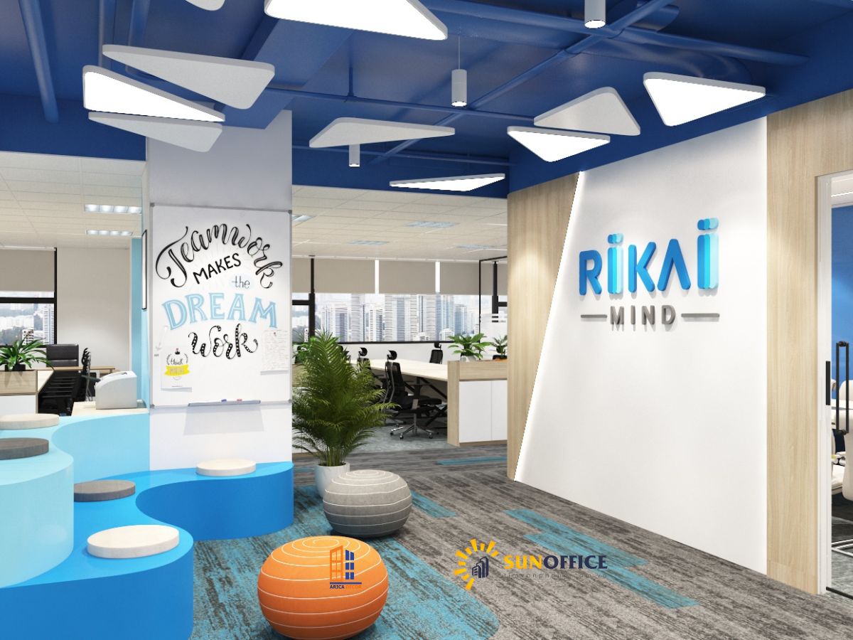 Thiết kế và thi công văn phòng công ty RiKai Hà Nội