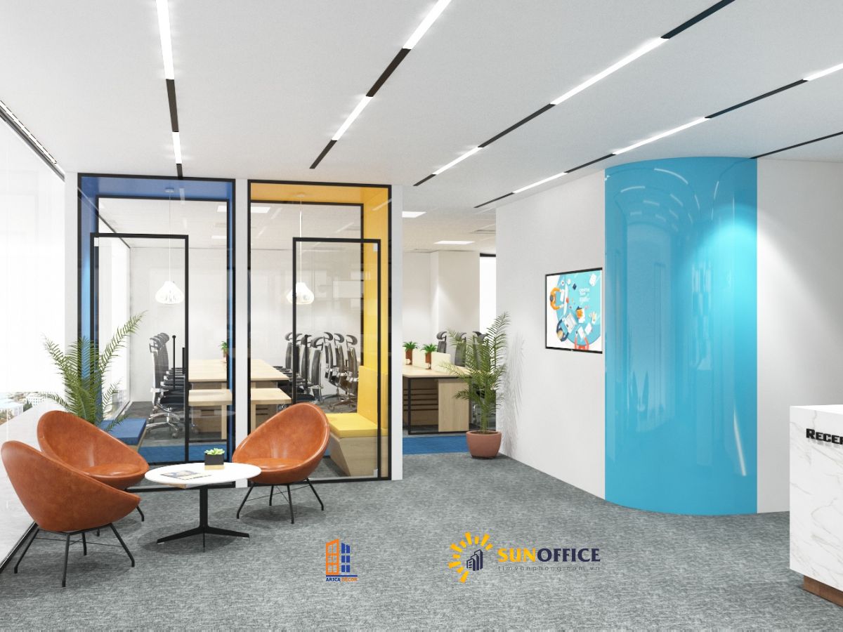 Thiết kế và thi công văn phòng công ty Sotatek