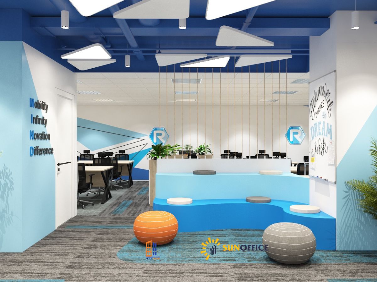 Thiết kế và thi công văn phòng công ty RiKai Hà Nội