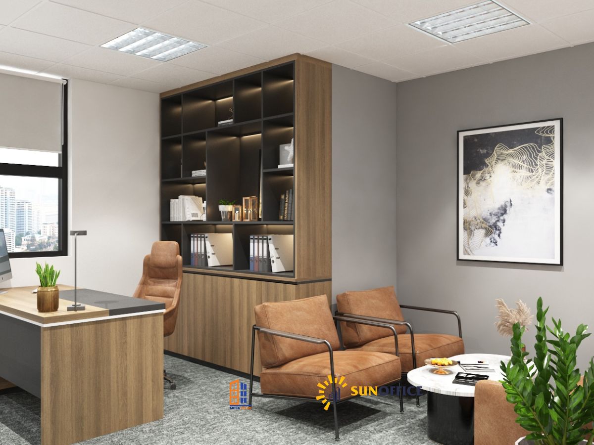 Thiết kế và thi công văn phòng công ty RiKai Hà Nội