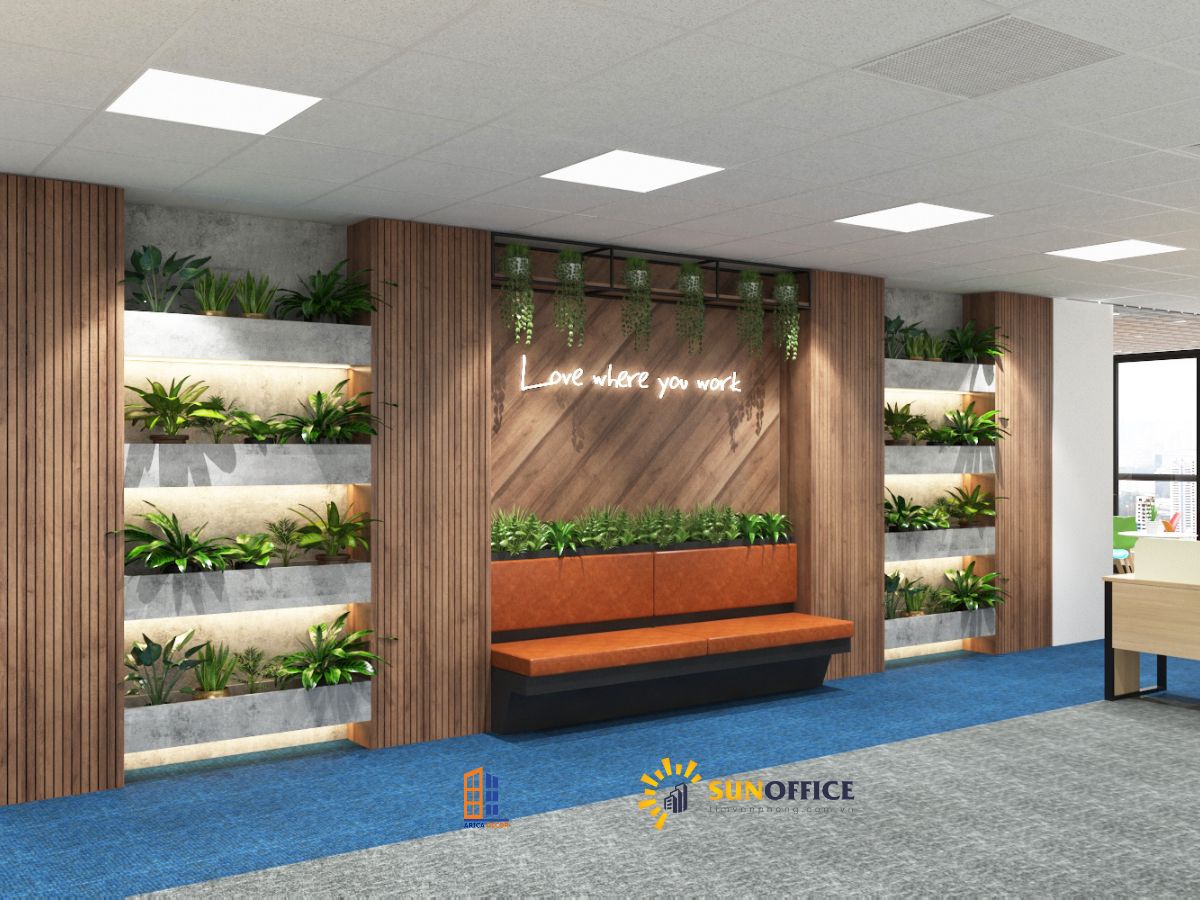 Thiết kế và thi công văn phòng công ty Sotatek
