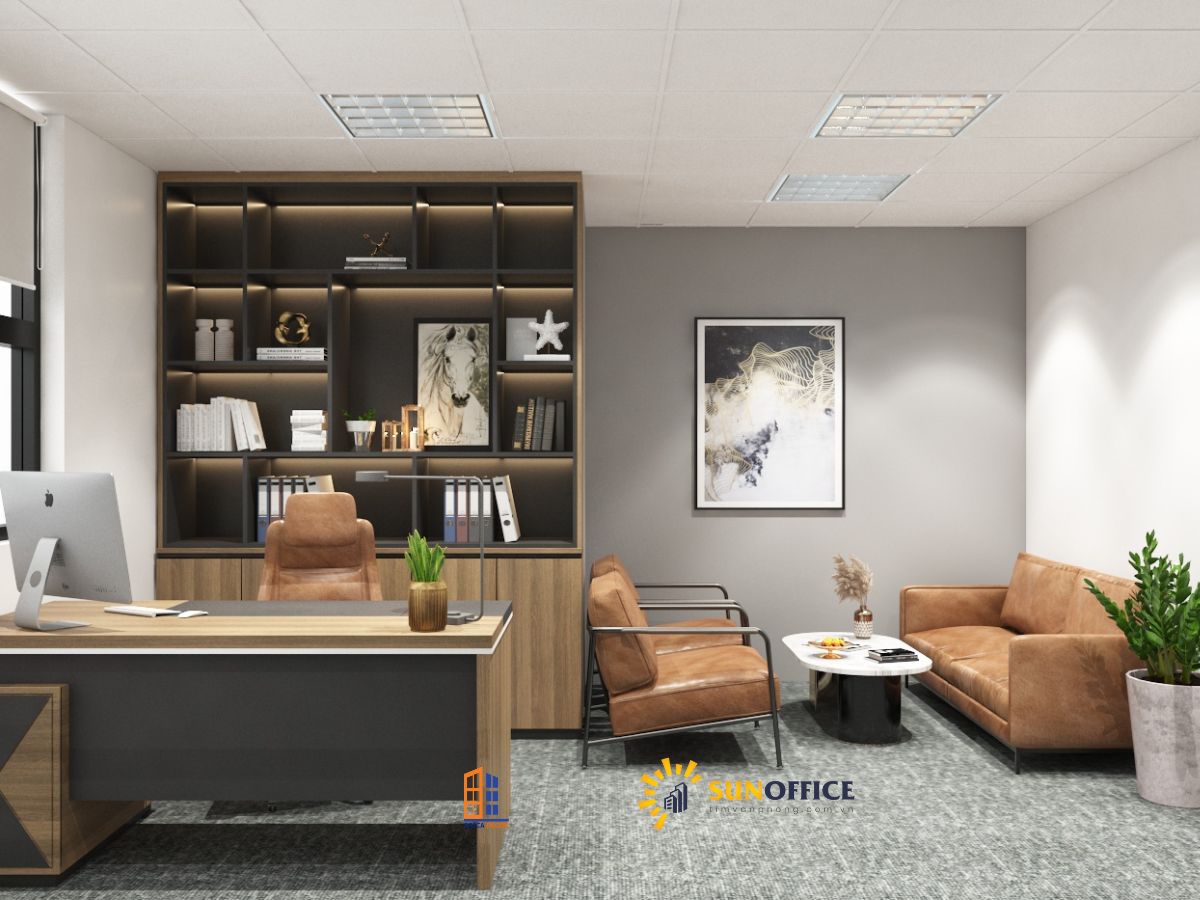 Thiết kế và thi công văn phòng công ty RiKai Hà Nội
