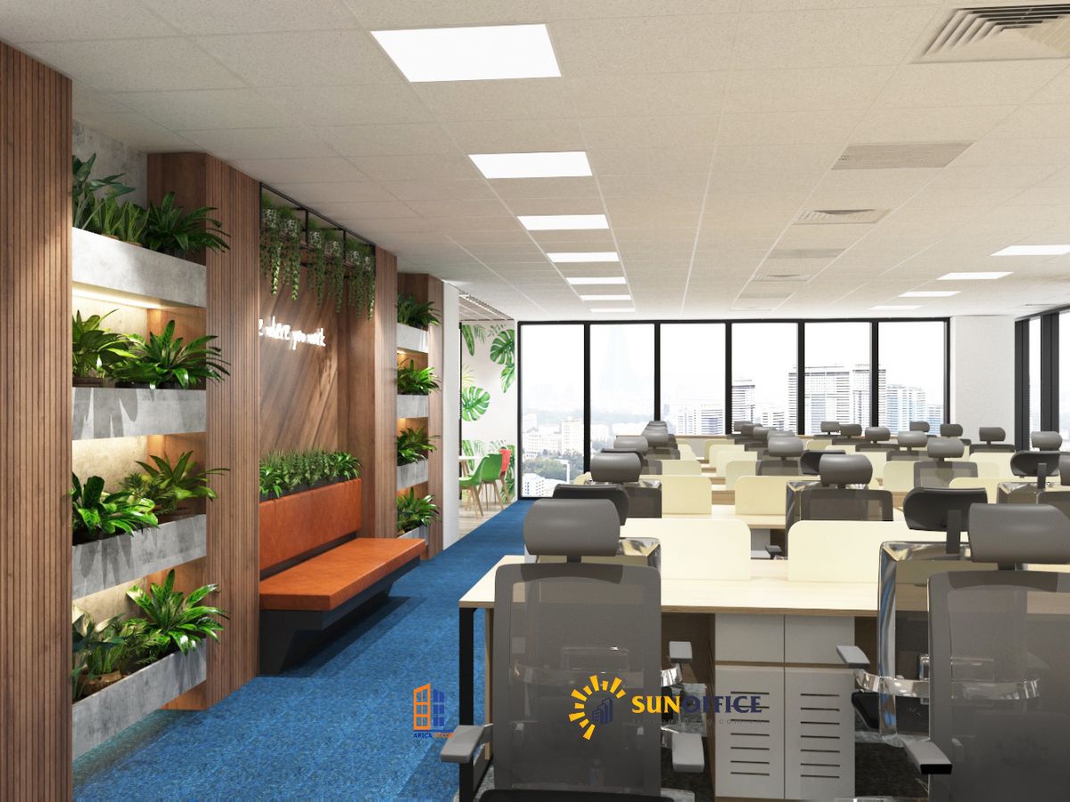 Thiết kế và thi công văn phòng công ty Sotatek