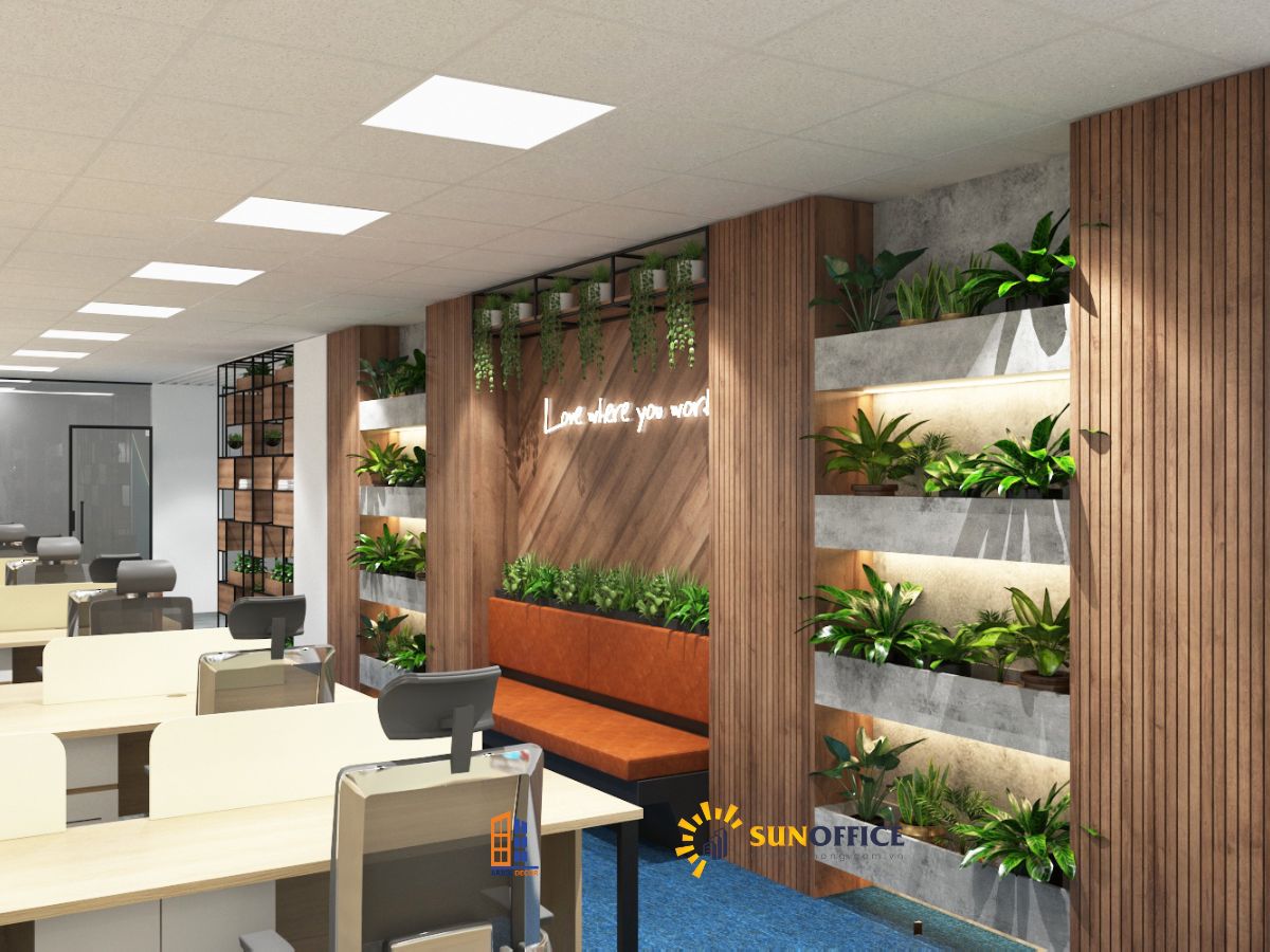 Thiết kế và thi công văn phòng công ty Sotatek
