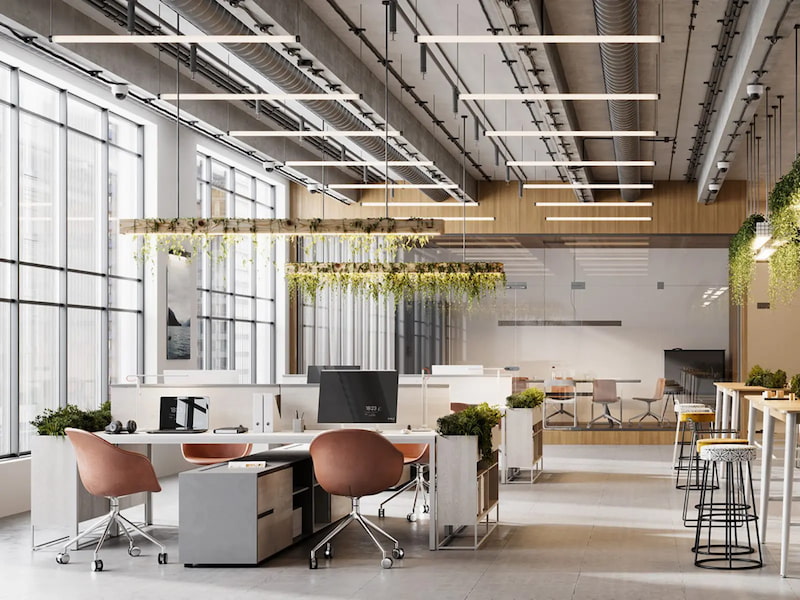 Thiết Kế Thi Công Nội Thất Văn Phòng Trọn Gói 8 Thiết kế và thi công văn phòng xanh