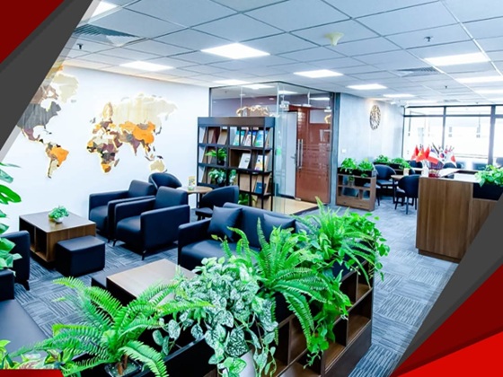 Phòng riêng VPTG tầng 26 Rox Center 136 Hồ Tùng Mậu