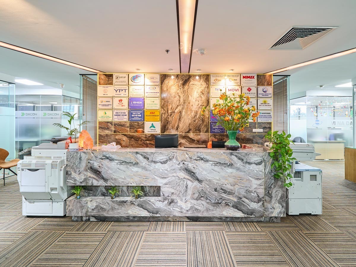 Lễ tân Văn phòng S Office CIC Tower